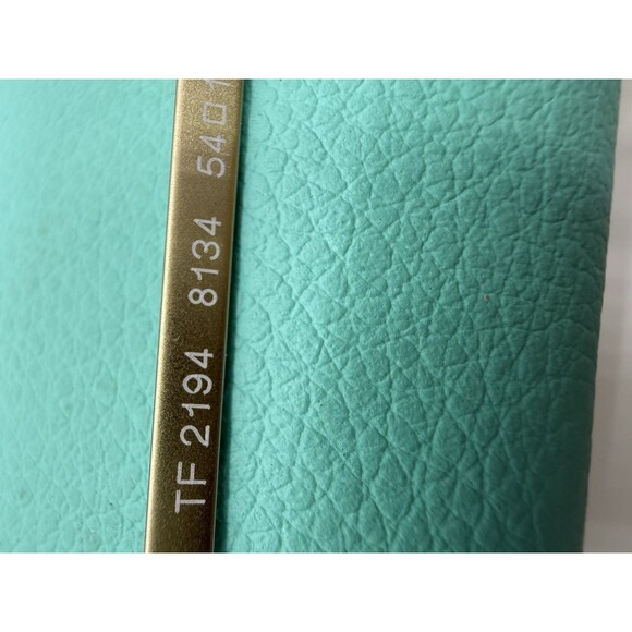 Tiffany & Co. Reading Glasses TF 2194 8134 54-16 Black Blue & Gold Frame & Case - Picture 4 of 15